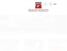 Tablet Screenshot of beacon-benefits.com